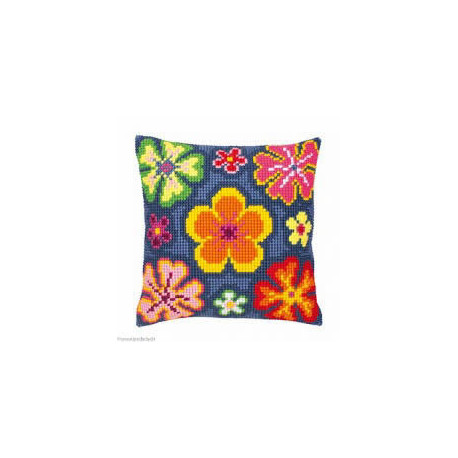 Vervaco, kit coussin Flower power (PN0008496)