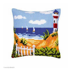 Vervaco, kit coussin La plage au phare (PN0008731)