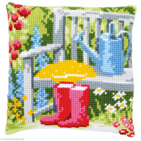 Vervaco, kit coussin Mon jardin (PN0162218)