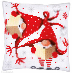 Vervaco, kit coussin Noël - lutins (PN0164611)