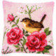 Vervaco, Kit coussin Oiseau et roses (PN0166318)