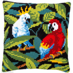 Vervaco, kit coussin Oiseaux tropicaux (PN0186881)