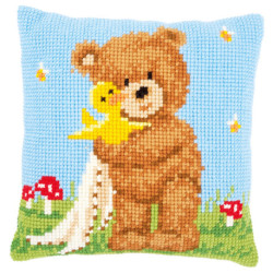 Vervaco, kit coussin Ourson et canard (PN0172578)