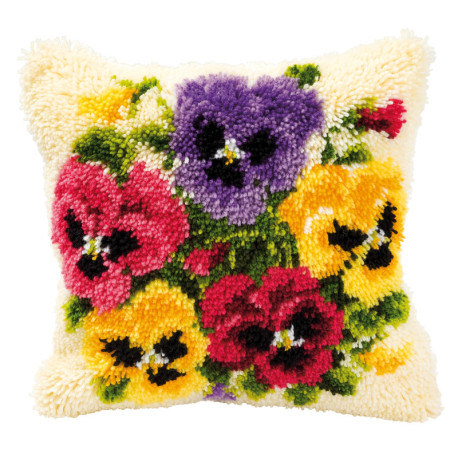 Vervaco, kit coussin Pensées (PN0014171)