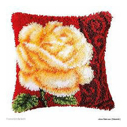 Vervaco, kit coussin Rose blanche (PN0014181)