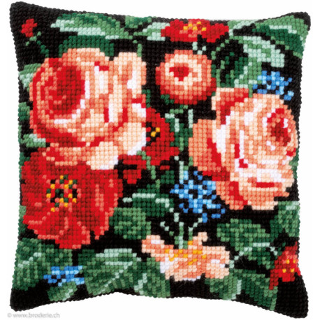 Vervaco, Kit coussin Roses (PN0182791)