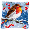 Vervaco, kit coussin Rouge gorge en hiver (PN0186012)