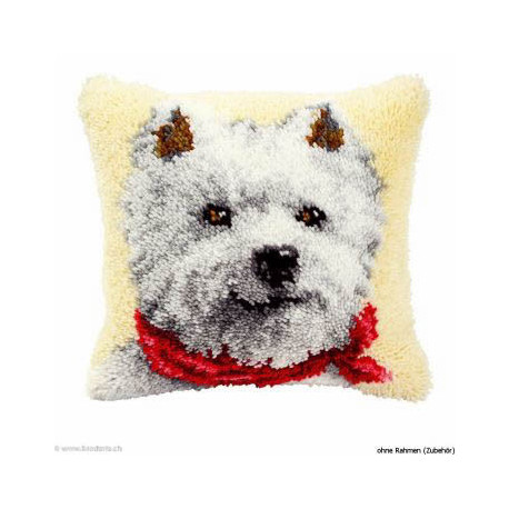 Vervaco, kit coussin Un chien blanc (PN0014148)