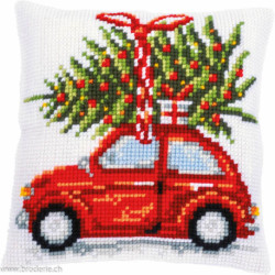 Vervaco, kit coussin Voiture à Noël (PN0199257)