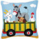 Vervaco, kit coussin Wagon d'animaux (PN0008485)