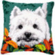 Vervaco, kit coussin Westie entre feuilles (PN0170288)