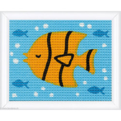 Vervaco, kit enfant poisson jaune (PN0147051)