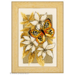 Vervaco, kit Fleurs et papillon (PN0144949)