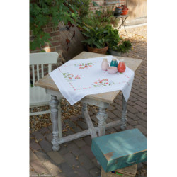 Vervaco, kit imprimé nappe Fleurs (PN0170740)