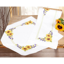 Vervaco, kit imprimé nappe tournesols (PN0021761)