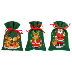 Vervaco, Kit lot de 3 sachet Noël (PN0152334)