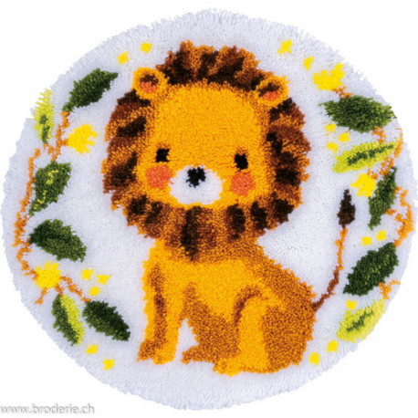 Vervaco, kit tapis au point noué Lion (PN0198531)