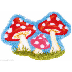 Vervaco, Kit tapis champignons (PN0154686)