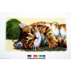 Vervaco, kit tapis Chaton et pelote (PN0150219)