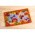 Vervaco, kit tapis fleurs et papillon (PN0145323)