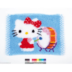 Vervaco, kit tapis Hello Kitty et tambour (PN0156491)