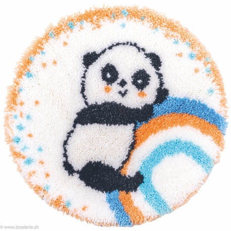 Vervaco, Kit tapis Panda et arc-en-ciel (PN0194422)