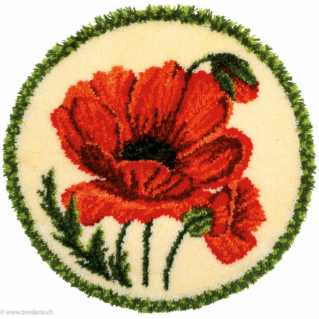 Vervaco, Kit tapis noué Coquelicot (PN0170808)