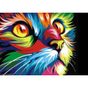 Wizardi, kit diamant Rainbow Cat (WIWD200)