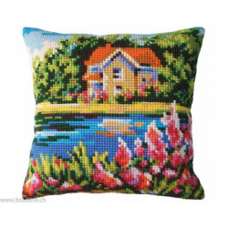 Collection d'Art, kit coussin Lake house (CADE5448)