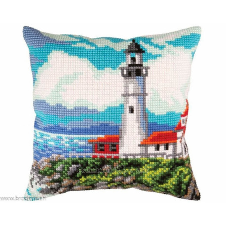 Collection d'Art, kit coussin Lighthouse on the shore of the bay (CADE5430)