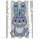 Collection d'Art, kit diamant carte Lapin (CADEDCC005)