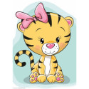 Collection d'Art, kit diamant carte Little tiger (CADCCF041)