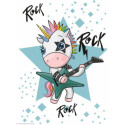 Collection d'Art, kit diamant carte Rock music (CADCCF026)