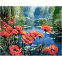 Collection d'Art, kit diamant Poppies by the lake (CADE6057)