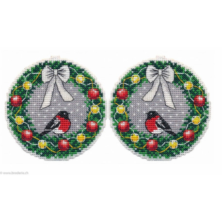 Oven, kit Christmas toy. Wreath (OV1362)