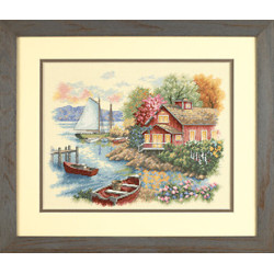 Dimensions, kit Peaceful Lake House (DIM35230)