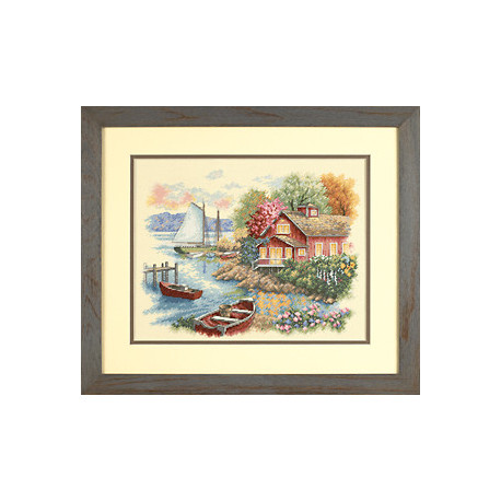 Dimensions, kit Peaceful Lake House (DIM35230)