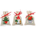 Vervaco, Kit 3 sachets Noël (PN0194764)