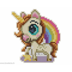 Collection d'Art, kit diamant magnet licorne (CADCM094)