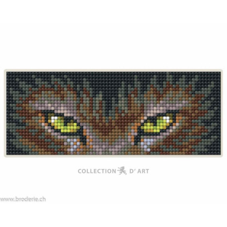 Collection d'Art, kit diamant magnet regard de loup (CADCM046)