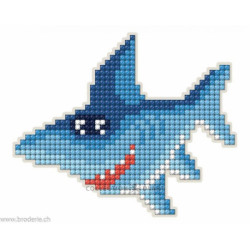 Collection d'Art, kit diamant magnet requin (CADCM005)