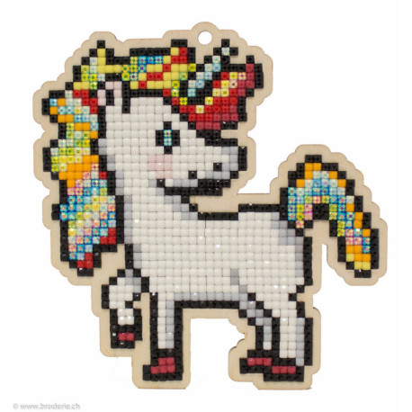 Wizardi, kit diamant suspense Fancy Unicorn (WIWW345)