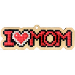 Wizardi, kit diamant suspense I Love Mom (WIWW319)