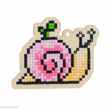 Wizardi, kit diamant suspense Pink Snail (WIWW264)