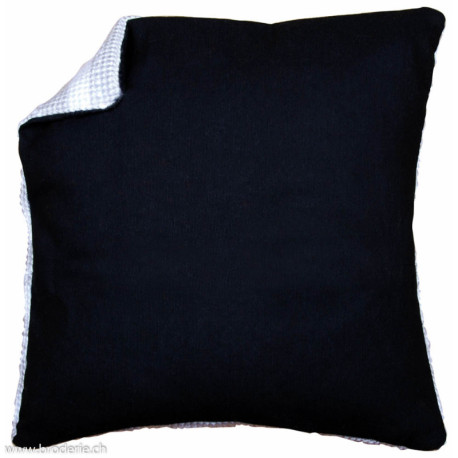 Vervaco, Dos de coussin sans fermeture - noir (PN0174418)