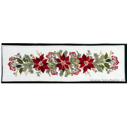 Eva Rosenstand, kit Chemin de table Poinsetias (EV23-290)