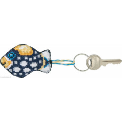 Permin, kit porte-clefs poisson Balistoide (PE11-1172)