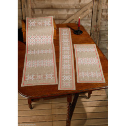 Permin, kit chemin de table Pattern on Line (PE63-8644)