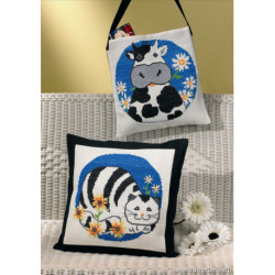 Permin, kit enfant vache en fleurs (PE92-9183)