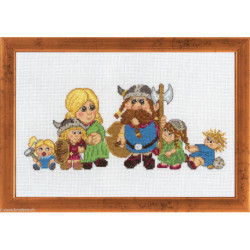 Permin, kit facile Famille de Vikings (PE92-6321)